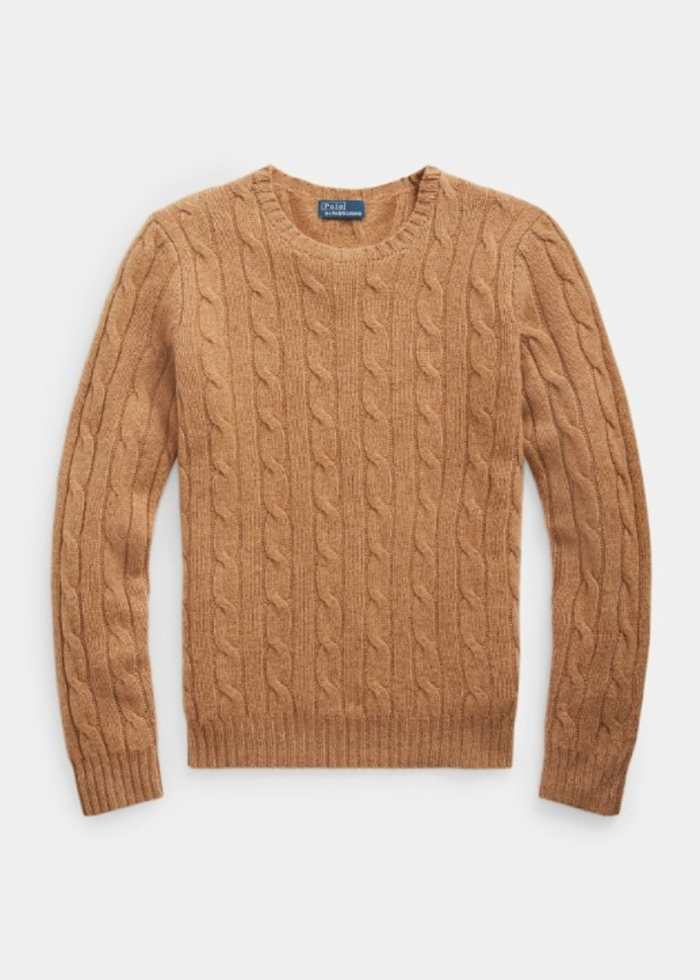 Ralph Lauren cable-knit cashmere sweater